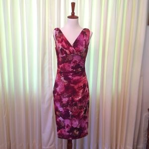 Lauren by Ralph Lauren faux wrap dress